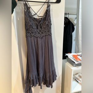 Free people purple lace dress